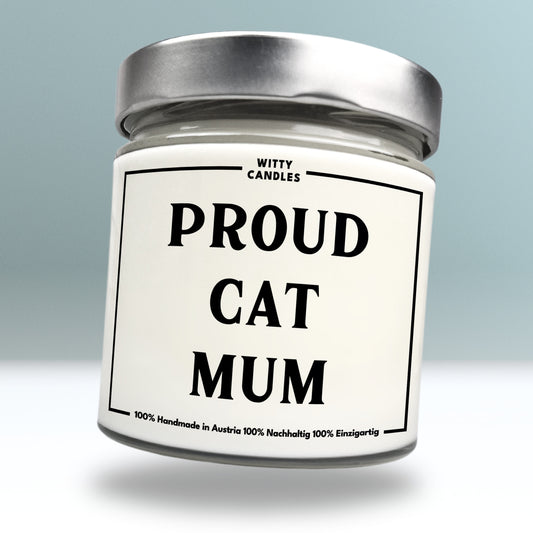 "Proud cat mum."