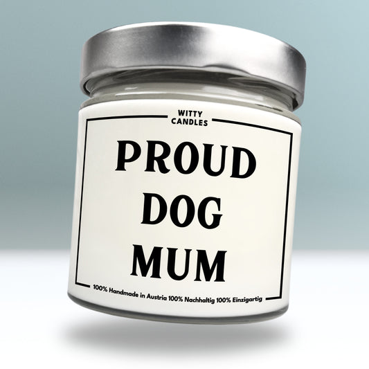 "Proud dog mum."