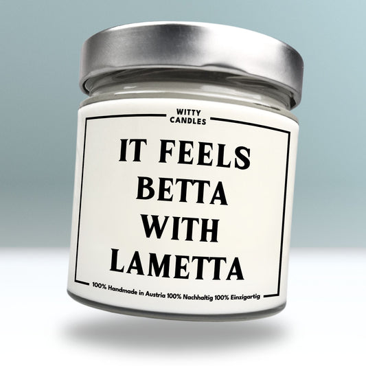 "It feels betta with lametta"